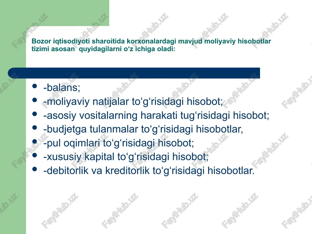 moliyaviy hisobotlar tizimi - Page 2