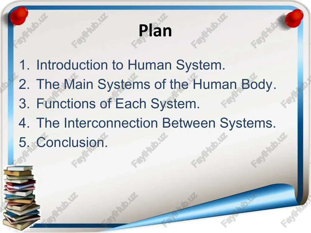 ee the forest for the trees. it can be helpful to step back and look at the bigger anatomical picture. this topic page will provide you with a quick introduction to the systems of the human body, so that every organ you learn later on will add a superstructure to the basic concept you adopt here. ken hub > ww. kenhub.com digestive system - anterior view. system of organs musculoskeletal system cardiovascular system respiratory system nervous system digestive system urinary system endocrine system lymphatle system reproductive system integumentary system ‘a group of organs that work together to perform one or more functions in the body. mechanical support, posture and locomotion ‘transportation of oxygen, nutrients and hormones throughout the body and elimination of cellular metabolic waste exchange of oxygen and carbon-dioxide between the body and air, acid-base balance regulation, phonation. initiation and regulation of vital body functions, sensation and body movements. …