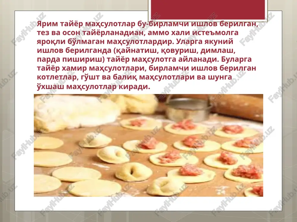 ziqarli va istiqbolli faoliyatlardan biri bo'lib kelmoqda. bunday mahsulotlarni ishlab chiqarishdan ko'zlangan asosiy maqsad foyda olish hamda vaqtni tejashga qaratilgan. e'tiboringiz uchun raxmat. image2.jpeg microsoft_excel_worksheet1.xlsx image3.jpeg image4.jpeg image5.jpeg image6.jpeg image7.jpeg image8.jpeg list1 ryad 1 ryad 2 ryad 3 kategoriya 1 4.3 2.4 2 kategoriya 2 2.5 4.4 2 kategoriya 3 3.5 1.8 3 kategoriya 4 4.5 2.8 5 dlya izmeneniya diapazona dannix diagrammi peretashite praviy nijniy ugol diapazona. /docprops/thumbnail.jpeg pu tanep maxcynotnap wa taiipnaw.