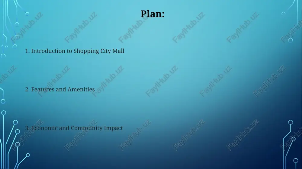real-time promotions for a 25% increase in store traffic during off-peak hours. shopping city mall sponsors five annual community events, aligning its brand with family values. this initiative leads to a 20% increase in positive brand perception according to customer surveys. design and architecture featuring a central atrium spanning 1200 square meters, the shopping city mall encourages pedestrian flow with a clear sightline to over 75% of retail spaces. the exterior utilizes a modular facade system composed of 60% recycled aluminum panels, promoting energy efficiency with a tested r-value of 18 for insulation. location and accessibility shopping city mall benefits from its location near the i-95 interstate highway, a major transportation corridor providing convenient access for customers within a 50-mile radius. public transportation options include bus routes 22, 45, and 78, which stop directly at the mall's main entrance providing convenient transport to the location seven days a week. thank …