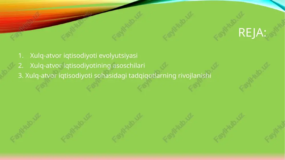 or (tanlovning turlicha vaziyatlarida) individ ratsional hatti-harakatining shakliy modellarini ishlab chiqishga emas, balki bu hatti-harakatlarni ekspremental va empirik tekshirish jarayonlariga qaratildi. bundan maqsad an’anaviy iqtisodiyot nazariyasi va u tomonidan aniqlangan qonuniyatlar va tendentsiyalarni amaliyot bilan, xo’jalik faoliyatining real faktlari bilan qay darajada mos kelishi (farq qilishi)ni aniqlashdan iboratdir. individ va firmadan tortib bozorlar va hududlargacha bo’lgan turli sub’yektlarning faoliyatiga xos bo’lgan xulq-atvor yondoshuvi tizimli ravishda takror ishlab chiqariladi va murakkablashib boradi. bu yondoshuv iqtisodiy agentlar faoliyatining an’anaviy iqtisodiyot qoidalariga (kanonlariga) doim ham mos kelavermaydigan teran sabablarini (motivlarini) aniqlash imkonini beradi. adam smit (1723-1790), mikroiqtisodiy nazariya asoschisi alfred marshall (1842-1924), makroiqtisodiy nazariya asoschisi jon meynard keyns (1883-1946) kabi mashhur iqtisodchilarning asarlarida bayon qilingan. kontseptsiyaning belgilovchi jihati bo’lib “iqtisodiy xudbinlik”, ya’ni sub’yektning o’z foydasini maksimallashtirishga intilishi hisoblanadi. “iqtisodiy odam” g’oyasi uzoq davr mobaynida, yangidan-yangi shaklga kirgan holda, iqtisodiyot fanida hukmronlik qilib keldi. j.m.keyns olimlar orasida birinchi bor optimizm va pessimizmning vaqti-vaqti bilan …