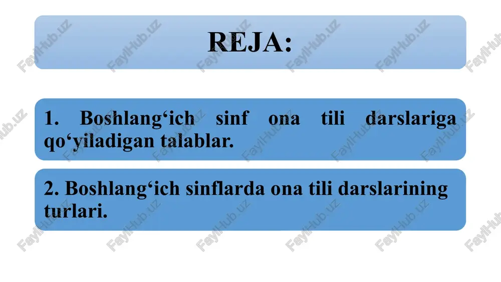 sh; bolalarga atrof-muhit, kishilar, tabiat va jamiyat haqida tushuncha berish; nafosat hissini tarbiyalash; mantiqiy tafakkur yuritishga o'rgatish; o'quv mashg'ulotlariga, bilim manbayi bo'lgan kitobga qiziqish uyg'otish. shuningdek boshlang'ich sinf ona tili ta'limi o'quvchilarga nutq faoliyatining asosiy turlarini o'stirish bilan bir qatorda, quyidagi muhim masalalarni ham hal etishni ko'zda tutadi. ona tili o'qitishning mazmuni va metodlari o'quvchilarga dastur ta'lab qilgan hajmda puxta bilim berish, ko'nikma va malaka hosil qilishga ko'maklashish lozim. mazkur maqsad va vazifalarni to'laqonli bajarish uchun o'qituvchi faqat dars bilan chegaralanib qolmasligi kerak. darsdan tashqari paytlarda ham muntazam ish olib borishi yaxshi natija beradi. tilni o'rganishga doir kechalar, to'garaklar, maktab ixtiyoridagi soatlar hisobidan qo'shimcha darslar, sinfdagi iqtidorli o'quvchilar bilan ishlash kabilardan foydalanish kerak. o'quvchilarga til ta'limini singdirishda ularning yosh va bilim darajalarini ham hisobga olish zarur. chunki 2-sinf o'quvchisiga 4-sinf hajmdagi bilimni berilsa o'quvchi buni hazm qila olmaydi, o'zlashtira olmaydi ham. aksincha 4-sinf o'quvchisiga 1-2-sinfdagi bilimlar berish bilan cheklanib qolinsa …