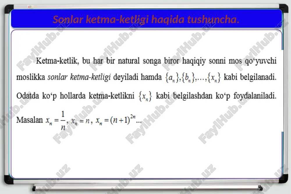 ketma-ketliklar va ularning xossalari - Page 2
