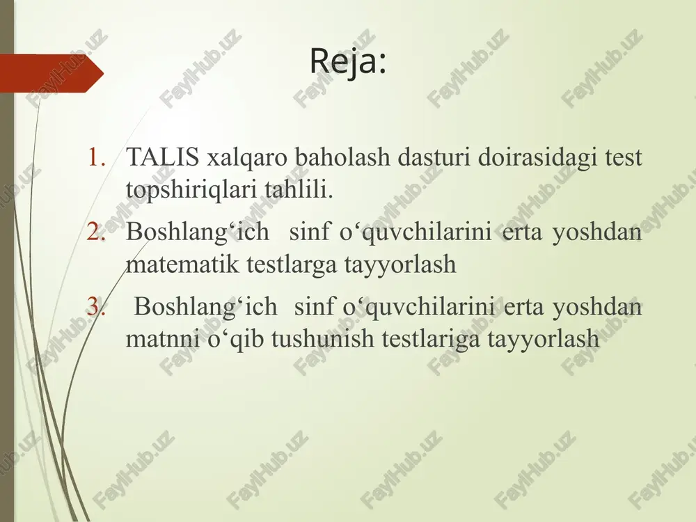 a eʼlon qilinadi. oʻzbekiston maktablari talis da qatnashadimi? taʻlim sifatini nazorat qilish davlat inspektsiyasi va iqtisodiy hamkorlik va taraqqiyot tashkiloti vakillari oʻrtasida oʻzbekistonning 2024-yilgi taʻlim berish va oʻqitish sifatini baholash boʻyicha xalqaro tadqiqotlar (talis)da qatnashishi masalalariga bagʻishlangan onlayn uchrashuv boʻlib oʻtdi. talis (teaching and learning international survey) oʻqituvchilar faoliyati, ish sharoiti va maktabdagi taʼlim muhitini baholashga qaratilgan eng yirik xalqaro tadqiqot boʻlib, har olti yilda oʻtkaziladi. soʻnggi marta 2018-yili oʻtkazilgan talis xalqaro baholash tadqiqotlarida 48 ta davlat qatnashgan. natijalar esa 2020-yili iyun oyida eʼlon qilingan. talis dasturi bo'yicha tadqiqotning asosiy masalalari: • pedagogik kadrlarni taqsimlash • maktab boshqaruvi • o'qituvchilarni tayyorlash va kasbiy rivojlantirish • o'qituvchilarning ish sifatini baholash • o'qitish usullari, shakllari va ko'rinishlari • o'qituvchilarning ishlaridan va o'zlarining o'qitishlaridan qoniqishlari talis – nima uchun o'tkaziladi? • o'qituvchilar va direktorlarga ta'lim siyosatiga ta'sir ko'rsatish imkoniyati • mamlakatlararo hamkorlik imkoniyati • haqiqiy tanlangan ishonchli ma'lumotlar olish imkoniyati • statistikadagi bo'shliqlarni …