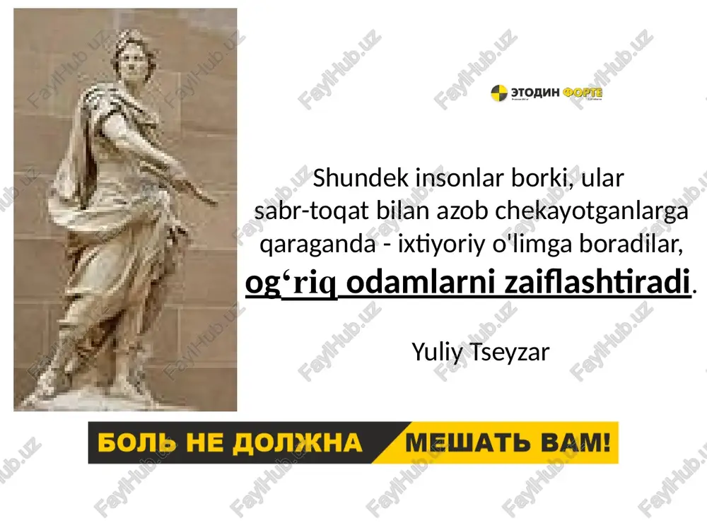 entli 7.2. ko'p komponentli (birlashtirilgan) 8. anesteziyani yuborish yo'li bo'ylab 8.1. inhalatsiya 8.2. tomir ichiga yuborish 8.3. mushak ichiga 2. in'ektsiya behushligi 2.1. infiltratsion behushlik 2.1.1. intradermal; 2.1.2. teri osti; 2.1.3. a.v.vishnevskiy bo'yicha sudraluvchi infiltratsiya usuli; 2.1.4. shilliq osti (submukozal); 2.1.5.supraperiostaliya; 2.1.6.subperiostal; 2.1.7. intraosseous; 2.1.8.ichki ligamentar; 2.1.9.intrapapiller; 2.1.10.intrapulpal. 2.2. infiltratsiyaignasizbehushlik 2.2.1. (bi-8); 2.2.2. jet behushligi. ii. mahalliy anestetikalar 1.in'ektsiyasizbehushlik (qo'llash, sirt, kontakt, terminal) 1.1. terining qo'llash anesteziyasi; 1.2. og'iz yoki burun shilliq qavatining topikal behushligi; 1.3. qattiq tish to'qimalarining anesteziyasini qo'llash; 1.4. topikal pulpa behushligi. 2.3. dirijyor (mintaqaviy) 2.3.1.infraorbital(intraoral,ekstraoral); 2.3.2. kesma,nazopalatin(intraoral,ekstraoral); 2.3.3. palatal (palatal); 2.3.4.tuberaltomonidanvaysblaths.n.; 2.3.5. aqliy (aqliy)intraoralvaekstraoralusullari; 2.3.6.torusal; 2.3.7. tomonidanvaysbremmm.; 2.3.8. tomonidanbershe-dubov m.d.; 2.3.9.mandibulyar; 2.3.10. pastki blokadaalveolyartomonidan asabbor- geyts; 2.3.11. tomonidanakinozi; 2.4. magistrallarning ikkinchi va uchinchi shoxlarini o'tkazish anesteziyasi trigeminal asab 2.4.1. pterigoid chuqurchada trigeminal asabning ikkinchi tarmog'ining behushligi (intraoralvaekstraoralusul); 2.4.2. tomonidanvoyno-yasenetskiyv.f. (orbital yo'l); 2.4.3. tomonidanvaysblaths.n (subzigomatik pterygoid trakt); 2.4.4. tomonidanbernadskiyyu.i.-peredkovak.ya.; 2.4.5. egorov p.m.ga ko'ra; 2.4.6. ovaldagi trigeminal asabning …