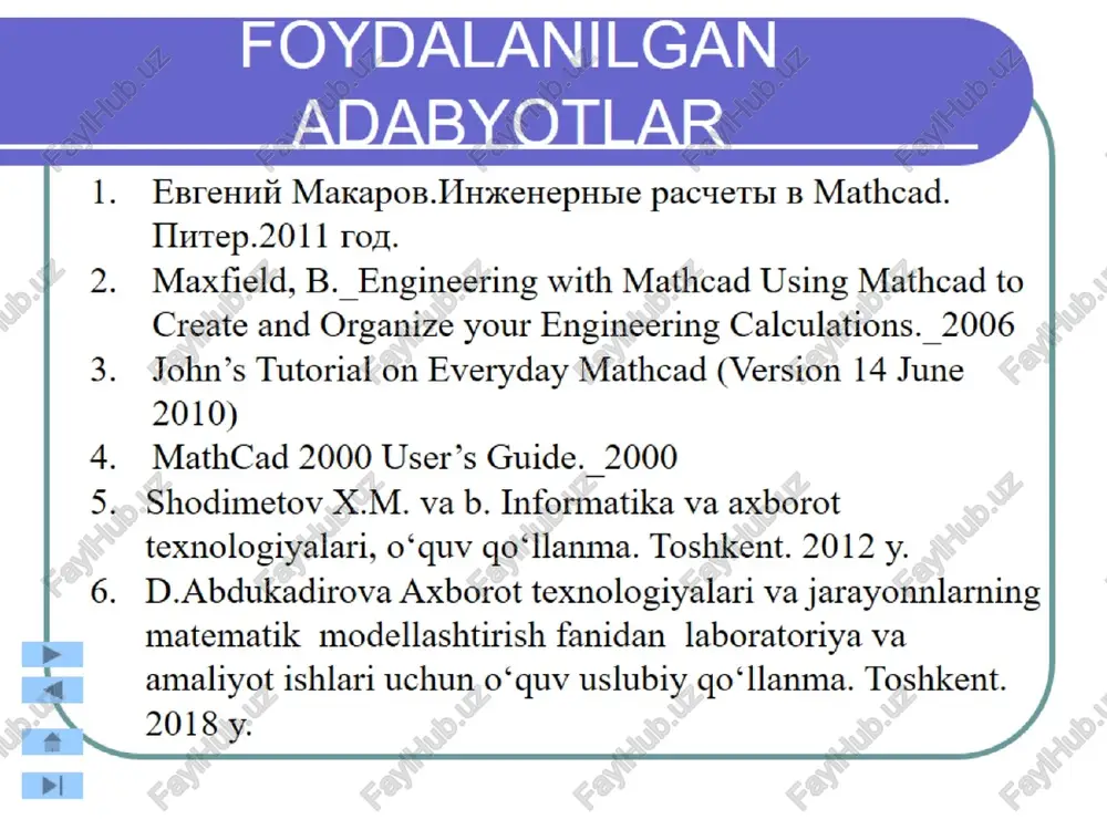 mathcad paketida ikki va uch o‘lchamli grafiklarni qirish - Page 2