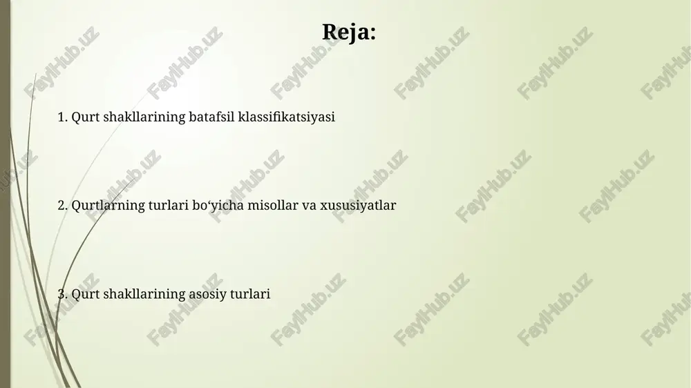 amida ovqatlanishni ta'minlaydi. kambodeiform qurtlar yaxshi rivojlangan oyoqlari va nisbatan tekis, uzunasiga cho'zilgan tanasiga ega, ularga harakatlanishda yordam beradi, ko'pincha coleoptera turkumida uchraydi. qurtlarning ekologik ahamiyati qurtlar organik moddalarni parchalab, tuproq unumdorligini oshiradi, bu esa o'simliklar o'sishini rag'batlantiradi va ekotizimning 1-darajali komponentidir. ko'pgina qurtlar yirtqichlar uchun oziq-ovqat manbai bo'lib xizmat qiladi, masalan, qushlar va boshqa hasharotlar, biologik xilma-xillikni qo'llab-quvvatlaydi va 2-darajali iste'molchi vazifasini o'taydi. vermiform qurtlar ko'pgina vermiform lichinkalar, masalan, ba'zi xildagi pashshalarning lichinkalari bosh kapsulasiga ega emas, og'iz ilmoqlari yordamida oziq-ovqat yeydi, bu ularning oziqlanish uslubini ko'rsatadi. vermiform qurtlar silindrsimon shaklga ega bo'lib, oyoqlari yo'q yoki juda kichik bo'ladi, masalan, diptera (ikki qanotlilar) lichinkalari, ular ko'pincha chirigan organik moddalar bilan oziqlanadi. qurtlarning asosiy tuzilishi qurtlarning og'iz apparati chaynash tipiga ega bo'lib, kuchli mandibulalar bilan jihozlangan, ular barglar va boshqa o'simlik materiallarini maydalash uchun moslashgan. qurtlar tanasi odatda 13 ta segmentdan iborat bo'lib, har bir segmentda soxta oyoqlari (prolegs) bo'lishi …