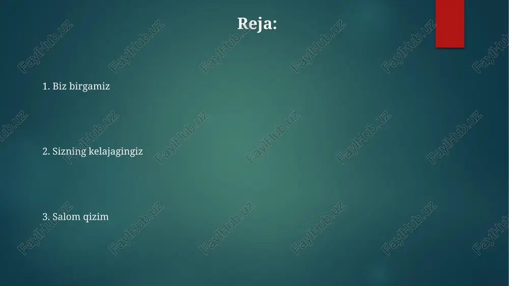 irishga yordam beradi. sport bilan shug'ullanish nafaqat tana tuzilishini yaxshilaydi, balki kayfiyatni ko'taradi va stress darajasini kamaytiradi, bu esa umumiy go'zallikka ijobiy ta'sir ko'rsatadi, masalan 30 daqiqa yugurish. seni qanday qabul qilganman seni qabul qilganimda, sevgi va mas'uliyatning yangi darajasini his qildim. bu 36 hafta davom etgan sabr-toqat, 9 oy davomida seni kutish va umid bilan to'lgan hayajonli jarayon edi. seni qanday qabul qilganman? sen mening hayotimning 180 gradusga burilish nuqtasi bo'lding, oldingi rejalarimni tubdan o'zgartirgan, yangi maqsadlar sari yo'naltirgan farzandimsan. seni dunyoga keltirganimda, hayotimning eng muhim investitsiyasi bo'ldi. bu 100% sadoqat, har kuni 24 soatlik g'amxo'rlik va cheksiz mehr bilan senga bog'langan muhabbatdir. hayot saboqlari ushbu kitobda 30 dan ortiq hikoyalar mavjud bo'lib, ularning har biri farzandlarga sabr-toqat, halollik va mehnatsevarlik kabi fazilatlarni namoyish etish uchun mo'ljallangan oddiy misollar keltirilib o'tilgan. "hayot saboqlari" kitobi o'zbek adabiyotida muhim o'rin tutadi, chunki u bolalarning shaxsiy rivojlanishiga 75% gacha ta'sir ko'rsatadi va …