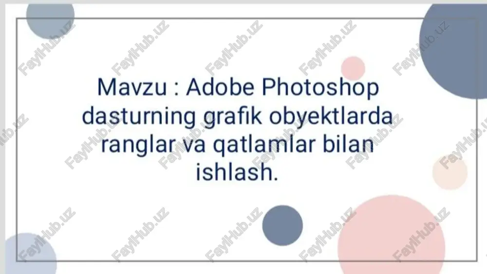 namoyish qiluvchi pedagogik dasturiy vositalar yaratish. - Page 2