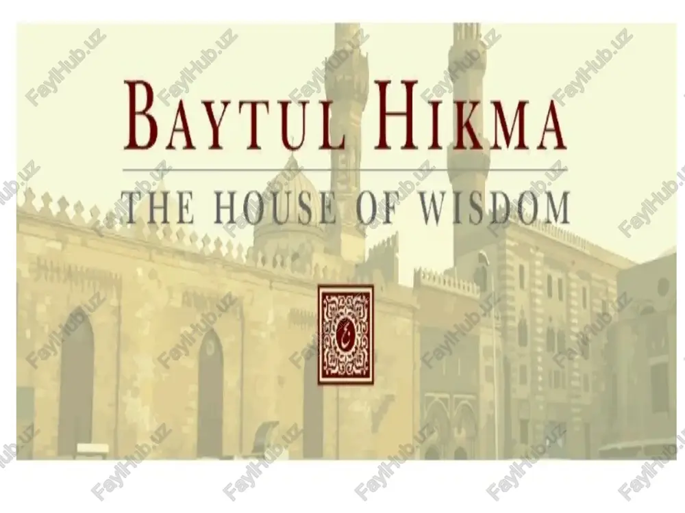 l-ma'munlarning shaxsiy e'tibori, homiyligi va moliyaviy yordamida faoliyat ko'rsatgan. o'sha davrning badavlat kishilari ulardan o'rnak olib kezi kelganda «bayt al-hikma»ni moliyaviy jihatdan qo'llab-quvvatlaganlar. bu esa markazdagi ijodiy jarayonlar uchun yanada keng imkoniyatlar ochib bergan. xalifalardan keyin «bayt al-hikma»ga vazir saxl ibn horun mas'ul edi. manbalarda saxl ibn horunning «bayt al-hikma» bo'yicha maslakdoshi deb sa'id ibn horun xam eslatiladi. o'z zamonasining fozil kishilaridan sanalgan, bir qancha risolalar muallifi bo'lgan bu shaxsga oid yetarli ma'lumotlar saqlanmagan. ulardan birinchisiga nisbatan manbalarda «bayt al-hikma»ning egasi («saxib») degan atama ishlatiladi. bu sohib «bayt al-hikma»dagi barcha ishlarni boshqargan, ularga mas'ul va javobgar bo'lgan. u «bayt al-hikma»dagi lavozimlarning eng oliysi hisoblangan. xuddi shunday «bayt al-hikma»ning boshqaruvchi egasi» lavozimiga hozirga qadar to'liq ismi ham, tarjimai holi ham aniqlanmagan «sallam» ismli yana bir shaxs ham sazovor bo'lgan. manbalarda uning fors tilidan arab tiliga qilgan tarjimalari haqida ma'lumotlar uchrayda. bu hol uning ham saxl ibn horun kabi fors madaniyatiga mansubligini …