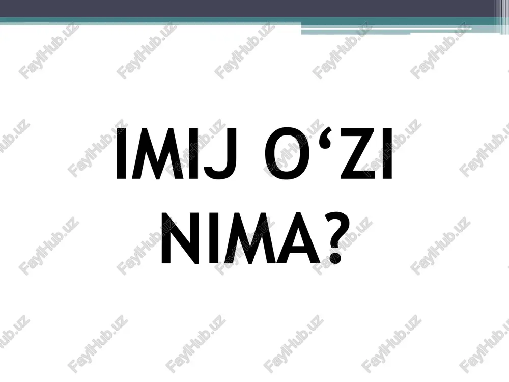 kiyimlarning qizil rangi temperamentli va jasorat bilan g'alaba qozonishingiz yoki o'zingizga e'tibor qaratishingiz kerak bo'lganda mos keladi. boshqalarning kiyimlarining ko'k rangi dam olishga yordam beradi va ular tomonidan ishonchni ilhomlantiradi. agar doimiy ravishda ishda narsalarni tartibga solishga to'g'ri kelsa, cheklovlarsiz yashil rangdan foydalaning. kiyimlarning rang palitrasini boshqalar tomonidan idrok etish oson, qiziqarli, kulgili ko'rinishga muhtoj bo'lganingizda sariq rangdan foydalaning. kulrang rang sizga imkon qadar ehtiyotkorlik bilan harakat qilish, hech narsani ifoda etmaydigan tasvirni yaratish va ayni paytda vaziyatni nazorat qilish imkonini beradi. erkaklar soch turmagi agar, ertaga suhbatdan o’tadigan bo’lsangiz “ba'zi odamlar ish qidirishni maktabga topshirilgandek qabul qilishadi. ular minimal kuch sarflab ishga joylashishlari mumkin deb o‘ylashadi”. suhbat jarayonida erkak kishi qanday ko’rinishi lerak? ish suhbati paytida nima qilmaslik kerak? suhbat paytida ish suhbatida o'zingizni qanday tutish kerak? e‘tiboringiz uchun rahmat! diagramma1 vneshnost cheloveka jesti, mimika to, chto govorit stolbets1 0.65 0.28 0.07 list1 stolbets1 vneshnost cheloveka 65% jesti, mimika …