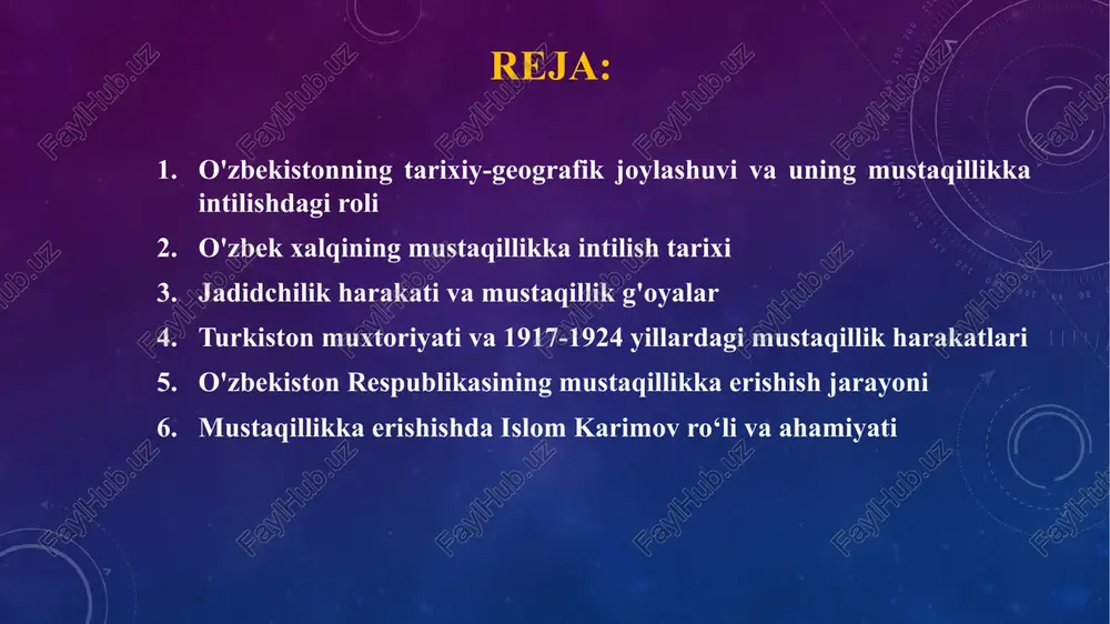rakatlar faollashadi. ular qatorida xalq orasida ta’sir doirasi eng katta bo‘lganlari «sho‘roi islomiya» va «sho‘roi ulamo» harakatlari edi. bu ikki harakat ham nikolay ii taxtdan quvilgandan so‘ng tashkil etilgandi. 1917 yil oktyabr oyida bolsheviklar rossiyada davlat to‘ntarishi uyushtirishadi. muvaqqat hukumatni ag‘darib tashlab, hokimiyatni o‘z qo‘llariga olishadi. bolsheviklar rossiyaning chekka hududlarida joylashgan yerlarini shunchaki berib qo‘ymoqchi emasdi. shu sababli toshkentda hokimiyatni temiryo‘l ishchisi kolesov boshchiligidagi turkiston ishchi-dehqon soveti egallab oladi va turkiston xalq komissarlari sovetini tuzadi. bu tashkilot tarkibida birorta ham mahalliy millat vakili yo‘q edi. shundan so‘ng turkistonda milliy davlatchilik tuzish istagida bo‘lgan harakatlar kuchli bosim ostida qoladi va qarorgohlarini qo‘qonga ko‘chirishga majbur bo‘ldi. 1917 yil 26–28 noyabr kunlari qo‘qon shahrida katta qurultoy bo‘lib o‘tadi. «umumturkiston o‘lka musulmonlarining favqulodda iv qurultoyi» deb nomlangan yig‘ilishga markaziy osiyoning barcha hududlaridan vakillar chaqiriladi. yig‘ilishda qatnashayotgan ko‘pchilik musulmon ziyolilarning xohish-istagi bilan qurultoyga turkiston o‘lkasida yashovchi yevropa millatiga mansub vakillar ham qatnashdi. qurultoyda asosiy muhokama …