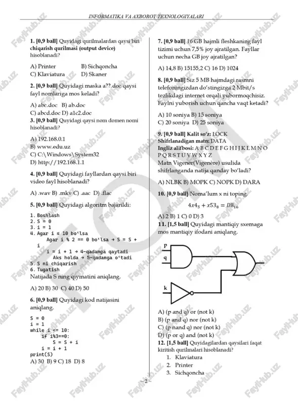 test topshiriqlari kitobi - Page 2
