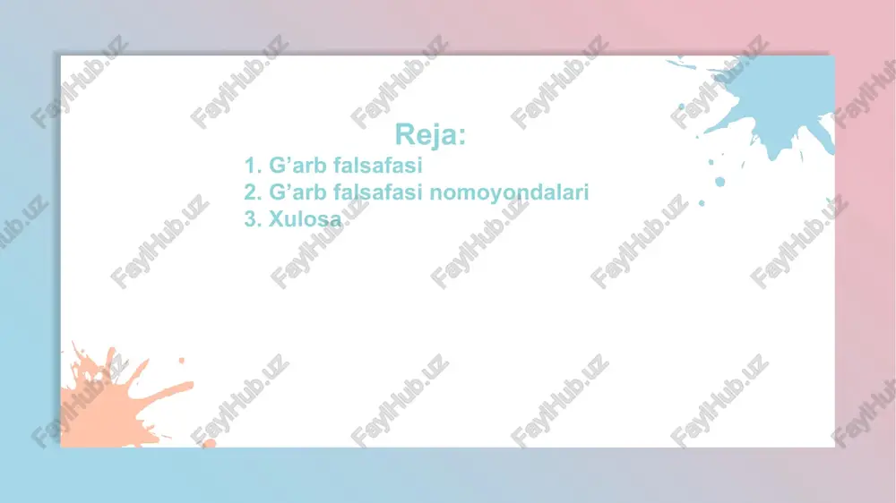 dialektikasini pifagor maktabi rad etdi.milet faylasuflari dunyoning asosiga materiyani qo'ysalar, pifagor maktabi esa sezish mumkin bo'lmagan abstrakt raqamnisonni qo'yadi. bu idealistik falsafa stixiyali materializmga qarshi chiqdi. bunga sabab, jarayonning qiyinchiliklari natijasi edi. eramizdan avval 585- 525-y. 5 pifagor, (eramizdan oldin 576-496) yashagan. pifagor maktabi matematika bilan qiziqqani uchun tabiat qonuniyatining miqdoriy xususiyatlarini anglashga qaratdi. bu maktab g'oyalarida idealistik diniy falsafiy qarash bilan ilmiy tafakkur elementlari uchraydi. pifagorchilar o'zlarining ta'limotlarida dunyoqarash sohasi bilan miqdor kategoriyasini kiritdilar. afina faylasuflari materiyaning ichki tuzilishi, moddiy elementlar xarakterini. uning rivoilanish sabablarini tushuntirishga uringanlar. eramizdan oldin 576-496 qadimgi grek falsafasini rivojlantirishda sokrat alohida o'rin tutadi. u miloddan avvalgi 469-yilda tug'ilib 399-yilda vafot etgan. uning ta'limotida ham epistemologik (epistemologiya-bilim, uning tuzilishi, tuzilmasi va rivojlanishini o'rganadigan falsafiymetodologik ta'limot) va etnik-siyosiy muammolar markaziy o'rinni olgan. u sofistlarning ko'p qarashlarini rad qilgan. uning falsafasida umumiy ne'mat-(oliy ezgulik) va adolat hisoblanadigan qadriyatlar va me'yorlar mavjud. sokrat falsafaning bilish muammosini hal etishga …