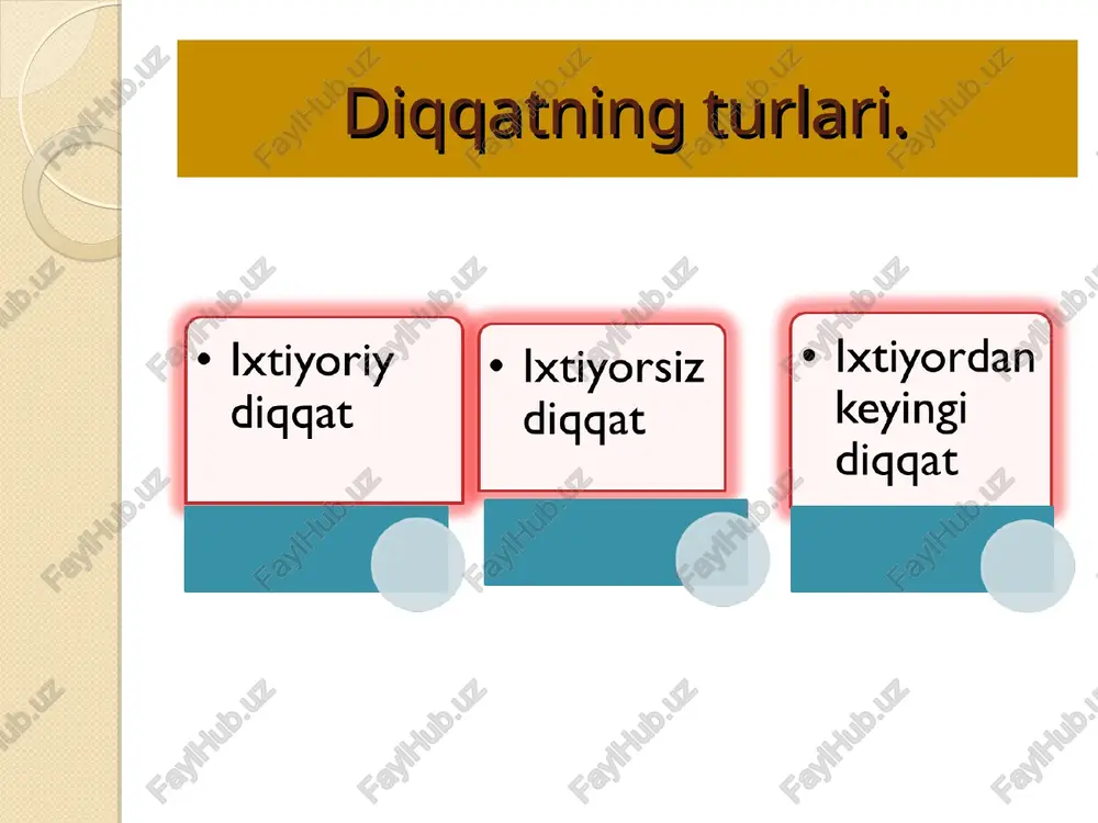 hun o`yin juda katta ahamiyatga ega. o`yin paytida bolalar diqqatlarini bir joyga to`plab, o`z tashabbuslari bilan ma`lum maqsadlarini ilgari suradilar diqqat ko’lamining kengligi aniq idrok qilish bilan bog’liq bo’lgan xususiyatdir. bu xususiyat ayniqsa bolalarning o’qish faoliyatlari uchun zarur. shuning uchun bolaning bog’cha yoshidagi davrida barcha imkoniyatlardan keng foydalanib, diqqatning bu xususiyatini rivojlantirishga jiddiy ahamiyat berish lozim. ilk bolalik davridagi bolalar diqqatining g’oyat beqaror bo’lishi turmush tajribalarining juda ozligi bilan ham bo’g’liqdir. bolalarga hamm a narsa yangilik bo’lib tuyulaverganidan ularning diqqatlari bir narsadan ikkinchi narsaga tez tez chalg’ib ketaveradi. bola ko’z ongidagi narsaning o’zi bolaga juda qiziq tuyulgani sababli ham diqqati chalg’ib ketadi. ilk bolalik davridagi bolalarda diqqatning bo’linuvchanligi juda zaif, ko’lami esa tor bo’ladi. bu yoshdagi bolalar diqqatlarini faqat ko’zlariga yaqqol ko’rinib turgan bir narsagagina qarat oladilar. ilk bolalik davridagi bolalar diqqatinong rivojlanishida nutqning roli juda kattadir. bolaning tili chiqib nutqni egallay boshlashi , kata kishilar bilan muloqatda bo’lishdan tashqari …