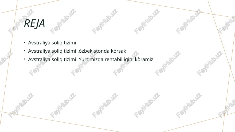 , avstraliya davlat soliq idorasi (ato) tomonidan boshqariladi, u soliq to'lovchilarni nazorat qilish va soliq yig'imlarini boshqarish vazifasini bajaradi. soliq nazorati va tekshiruvi, ato tomonidan amalga oshiriladi, bu esa soliq qonunlariga rioya etishni ta'minlaydi va soliq to'lovchilarni tartibga soladi. avstraliya soliq tizimida shaffof hisobot mexanizmlari mavjud. bular soliq to'lovchilarning ma'lumotlari va hisobotlarini muntazam ravishda taqdim etishni talab qiladi. avstraliya soliq tizimining asosiy xususiyatlari va struktura tahlili. avstraliya soliq tizimi murakkab va ko'p qirrali tuzilishga ega. u federal, shtat va mahalliy soliq organlaridan iborat bo'lib, turli soliq turlari, masalan, daromad solig'i va qo'shilgan qiymat solig'ini o'z ichiga oladi. ushbu tizim iqtisodiy samaradorlikni ta'minlashga qaratilgan. photo by pat whelen on unsplash o'zbekistondagi soliq tizimi bilan avstraliya soliq tizimini taqqoslash. 1 avstraliya daromad solig'i avstraliyada daromad solig'i progressiv tizim asosida ishlaydi, yuqori daromadli shaxslar uchun yuqori stavkalar belgilangan, bu esa adolatni ta'minlaydi. 2 o'zbekiston soliq tizimi o'zbekistonda soliq tizimi asosan to'g'ridan-to'g'ri va dolzarb …