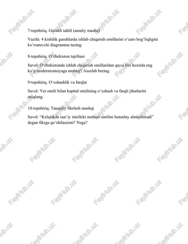 ishlab chiqarish omillari - Page 2