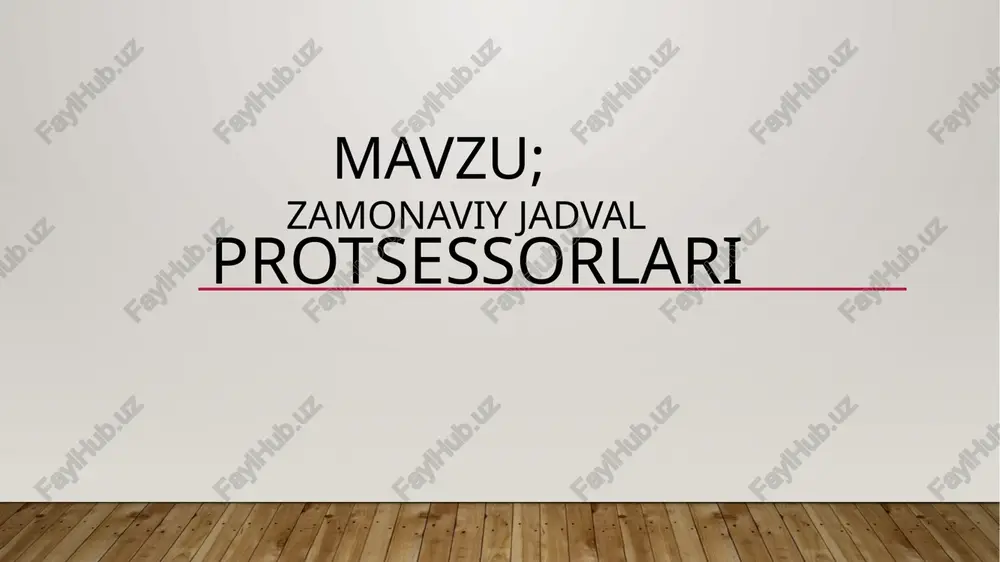 buyruqlarni birlashtirib, bir vaqtning o'zida bir nechta amallarni bajaradi. energiya samaradorligi muhim omillar: protsessorning energiya sarfi va issiqlik ajralishi uning samaradorligini belgilaydi. kam energiya sarfi va past issiqlik ajralishi bilan ishlaydigan protsessorlar ko'proq afzal ko'riladi. zamonaviy protsessorlarning rivojlanishi yadro sonining oshishi. tezlik va samaradorlikning ortishi. energiya samaradorligining yaxshilanishi. yangi texnologiyalar va arxitekturalarning joriy etilishi. xulosa zamonaviy protsessorlar kompyuter tizimlarining samarali ishlashida muhim rol o'ynaydi. ularning arxitekturasi va ishlash prinsiplari texnologiyaning rivojlanishi bilan doimiy ravishda yangilanib boradi. kelajakda protsessorlarning yanada samarali va energiya tejovchi bo'lishi kutilmoqda. qo'shimcha tavsiyalar: har bir slaydda rasmlar, diagrammalar yoki grafiklardan foydalanish taqdimotni yanada tushunarli qiladi. slaydlarni tayyorlashda microsoft powerpoint, google slides yoki canva kabi vositalardan foydalanishingiz mumkin. taqdimot davomida har bir slaydni qisqacha va aniq tushuntirish muhimdir. agar sizga slaydlarni tayyorlashda yordam kerak bo'lsa yoki image1.jpg /docprops/thumbnail.jpeg