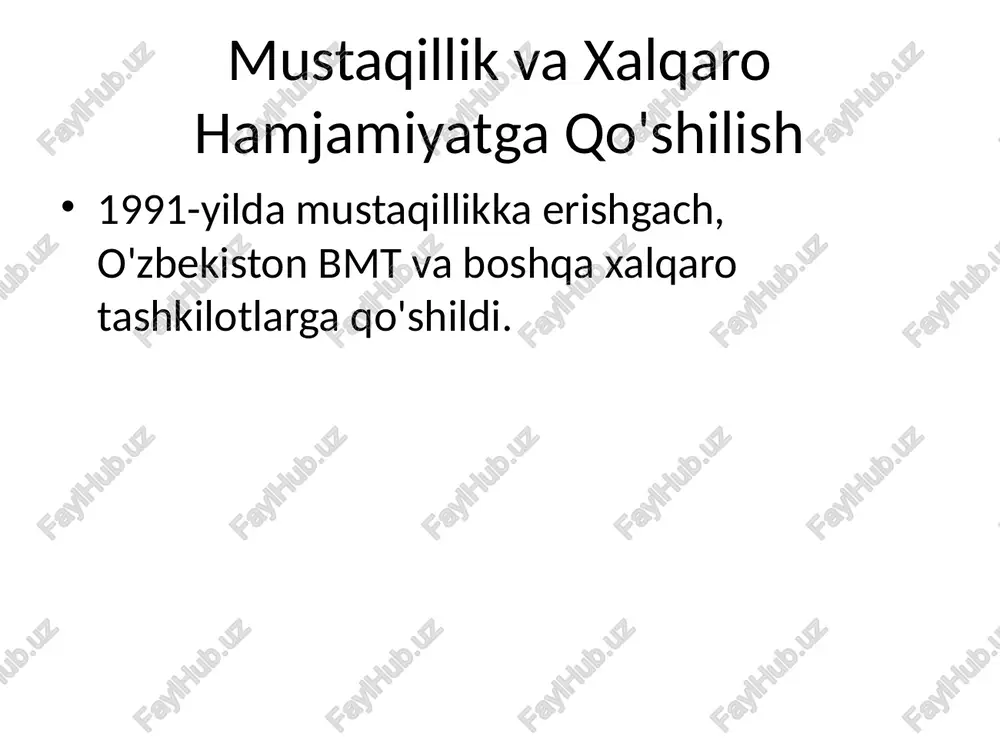 o'zbekiston va jahon hamjamiyati - Page 2