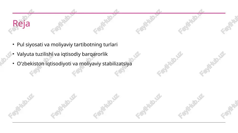 gilaydi. valyuta tuzilishining birinchi komponenti - joriylik va o'zlashtirishdir. valyuta o'zlashtirish tizimi mamlakatning moliyaviy sohalarini belgilaydi va tartibga soladi. qabul qilishlik va amal qilishlik - valyuta tuzilishining ikkinchi komponentlari. bu elementlar mamlakatning moliyaviy siyosatini va valyuta operatsiyalarini aniqlaydi. iqtisodiy barqarorlik va valyuta o'zgarishlarining ta'siri iqtisodiy barqarorlik va valyuta o'zgarishlari o'rtasidagi aloqani tushuntirish uchun, iqtisodiy barqarorlikning o'zgarishlar, valyuta baholari o'zgarishlarining ekonomik sohalar ustida ta'siri muhimdir. bu, moliyaviy barqarorlikning o'zgarishlari va valyuta baholari o'zgarishlarining o'zaro aloqasini tushuntiradi. photo by jack prommel on unsplash valyuta kurslarining iqtisodiyotdagi ahamiyati 1 valyuta kurslarining roli valyuta kurslari mamlakatning eksport va import daromadini ta'sir qiladi, iqtisodiy barqarorlik va xarajatlarni belgilaydi. 2 valyuta kurslarining o'zgarishlari valyuta kurslarining o'zgarishlari eksport-import munosabatlari, turli sohalar va tadbirlar uchun strategik qarorlarni ta'sir qiladi. 3 valyuta kurslarining barqarorlikdagi o'z-o'ziga ahamiyati valyuta kurslarining barqarorlikdagi o'z-o'ziga ahamiyati mamlakatning iqtisodiyotini barqarorlik va xavfsizlikka olib keladi. o'zbekiston iqtisodiyoti va moliyaviy stabilizatsiya tahlili 1 o'zbekiston iqtisodiyoti o'zbekiston iqtisodiyoti …