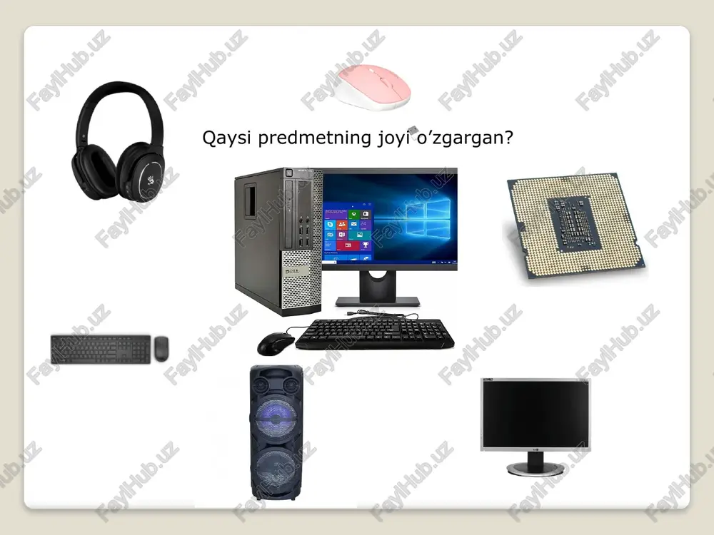 qaysi predmetning joyni o'zgargan? - Page 2