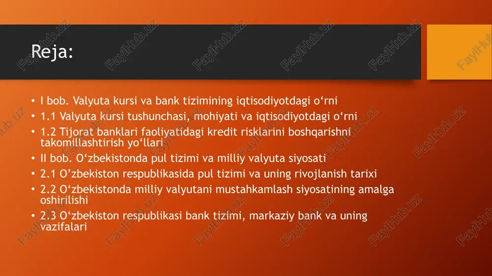 arini amalga oshirib kelmoqda. markaziy emissiya banki tomonidan belgilangan rasmiy valyuta kursi ko‘pincha hukumat siyosati yoki valyuta bozoridagi talab va taklif muvozanati asosida belgilanadi. bundan tashqari, ayrim mintaqaviy ittifoqlarda, masalan, yevropa ittifoqida, kurslarning tebranishi +2,25 % doirasida chegaralangan holda ushlab turiladi. 2025-yil holatiga ko‘ra, global iqtisodiyotdagi valyuta siyosati “suzib yuruvchi” va “sirg‘aluvchan” kurslar o‘rtasidagi moslashuvchan mexanizm sifatida rivojlanmoqda. valyuta savdosi amaliyotida xorijiy valyuta odatda ikki xil kursda qo‘llaniladi: sotuvchi kursi (yuqoriroq) va xaridor kursi (pastroq). ushbu ikki kurs o‘rtasidagi farq bankning valyuta operatsiyalaridan oladigan foydasini tashkil etadi. so‘nggi yillarda, xususan 2020–2025-yillarda xalqaro moliya bozorlarida valyuta kurslarining o‘zgaruvchanligi ortib, banklar uchun bu farq (spread) valyuta savdosi daromadlarining muhim manbai bo‘lib qolmoqda. valyuta kursining rasmiy ko‘tarilishi (revalvatsiya) odatda milliy valyutaning mustahkamlanishi, inflyatsiya darajasining pasayishi va tashqi savdo balansining ijobiylashuvi bilan bog‘liq. bunday holatda mamlakat kapital oqimini chetga chiqarishga rag‘batlantiradi hamda import operatsiyalarini qulaylashtiradi, chunki xorijiy valyutani arzonroq xarid qilish imkoniyati paydo bo‘ladi. …