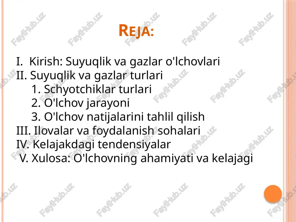 hiklar ultrasonik to'lqinlar yordamida suyuqlik va gazlar orqali o'zgarishlarni aniqlash imkoniyatini beruvchi va juda yuqori aniqlikka ega. o'lchov jarayoni o'lchov jarayonining bosqichlari: standart tizimda, o'lchov jarayoni tayyorgarlik, o'lchov, tahlil qilish va natijalarni hisobot qilish bosqichlaridan iborat. o'lchov uskunalarini tanlash: o'lchov maqsadiga muvofiq eng samarali uskunalarni tanlash juda muhimdir; bu har bir holatga mos kelishini ta'minlaydi. o'lchov natijalarini qayd etish: olingan ma'lumotlarni to'g'ri va aniqlik bilan qayd qilish, kelajaktagi tahlillar va tekshiruvlar uchun muhimdir. o'lchov natijalarini tahlil qilish natijalarni tahlil qilish usullari: statistik tahlil metodlari, ma'lumotlarni to'plangan turli shakllarda baholash va uning ko'rinmas qoidalarini bilishga yordam beradi. xatolar va noaniqliklar: o'lchov natijalarida xatolarni aniqlash va ularni minimallashtirish muhim, chunki bu ishonchli xulosalar olish uchun zarurdir. natijalarni taqqoslash: turli xil o'lchov natijalarini taqqoslash sarmoyalar va umumiy o'lchovlar samaradorligini yaxshilashga yordam beradi. ilovalar va foydalanish sohalari sanoat sanoat sohasida samarali foydalanishini talab qiluvchi ko'plab o'lchov jarayonlari mavjud, misol uchun, energiya va suyuqlik iste'molini …