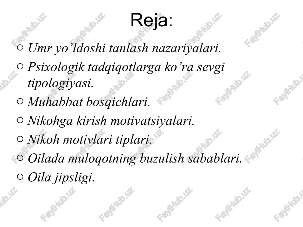 , aniqrog‘i hissiyotni boshidan kechirayotgan shaxsni va uning muhabbatdagi istiqbolini ham oldindan aytib berish mumkin. «agape» ustunlik qilsa, hissiyotning umri uzoq bo‘lishi «eros» ustun bo‘lsa, tez orada hissiy qoniqish sodir bo‘lib, bunday odamdagi muhabbat hislarining umri nihoyatda qisqa bo‘lishi mumkinligi kuzatiladi. tadqiqotchi d.a. li sevgi-muhabat tuyg’ularining turlariga ajratgan: eros lyudus storge agape (e+s) pragma (l+s) maniya (e+l) eros kuchli sevgi - muhabbat hislari bo‘lib, bu hislar asosida yotgan motiv muhabbat obyektiga jismoniy ega bo‘lish. bunda jinsiy intilish yetakchilik qiladi. lyudus sevgi hislarini unchalik chuqur bo‘lmagan muhabbat o‘yini sifatida idrok qilinadigan, sevgi hislari obyekti oson almashishi mumkin bo‘lgan turi. storge tashqi ko‘rinishidan kuchli ifodalanmagan, ammo ishonchli muhabbat — do‘stlik turi. pragma (l+s) lyudus va storgelardan iborat doimo ong nazoratida bo‘lgan, sevgan shaxsining manfaatlarini ko‘zlagan maqsadlari asosida yuzaga kelgan sevgi hislaridir. agape (e+s) eros va storgelar yig‘indisidan iborat kuchli ifodalanadigan sevgan kishi muhabbat obyektiga hamma narsasini va hatto o‘zini ham bag‘ishlashga tayyor …