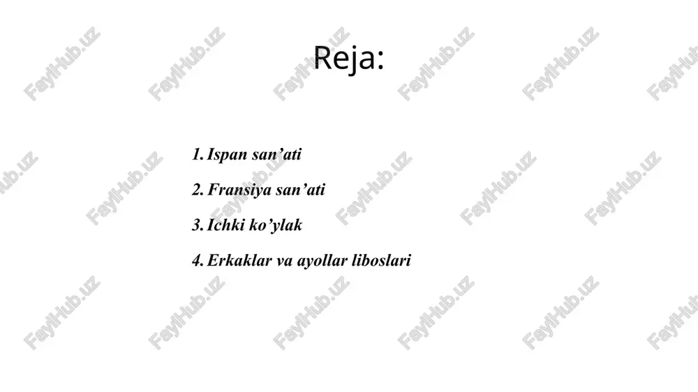 n muhabbati tasvirlanadi. asarda ikki qarama-qarshi obraz – bir tomondan, hayotdan ko’z yumayotgan tankred va ikkinchi tomondan, hayajonlanayotgan erminiya xattiharakatlari ta’sirchan ifoda qilingan. 1640-yil oxirlariga kelib, pussen manzara janriga murojaat qila boshlaydi. tabiat ko’rinishidagi ulug’vorlik, bepoyonlik, sirga to’la holat rassomni hayajonlantiradi. ularda inson va tabiat uyg’unligi, inson tabiat oldida kichik zarra ekanligi talqin etiladi. pussen ijodining so’nggi bosqichida yaratilgan «gerkules va kakus jangi» asari sujeti i asr rim yozuvchisi vergiliyning «eneida» poemasidan olingan. unda antik qahramon gerkulesning kakus bilan bo’lgan jangi hikoya qilinadi. erkaklar libosi. bu davr erkaklar liboslarining asosiylari – ko’ylak, ishton, ko’rtka, bosh kiyim, poyabzal, ich kiyim. kiyimlar shakli, ba’zi qismlari davr davomida bir necha marta o’zgargan. asr boshida erkaklar ko’ylagi ichki kiyim va ustki kiyimning bir qismi vazifasini bajargan. asrning ikkinchi yarmiga kelib oq yupqa matodan tikilgan tor ichki ko’ylak va xuddi shu matodan tikilgan ustki keng ko’ylaklar paydo bo’ldi. libos yenglarining kesimlaridan ichki ko’ylak ko’rinib turardi. …