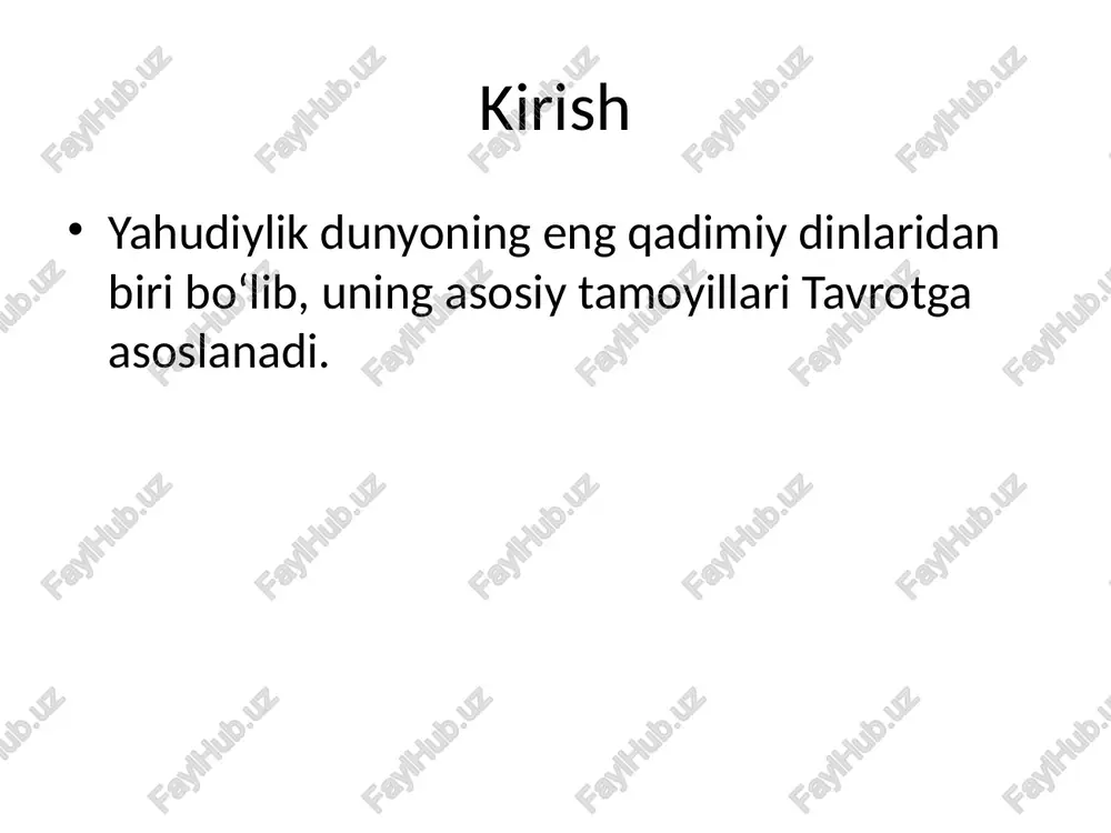 yahudiylik: ta’limot, an’analar va marosimlar - Page 2