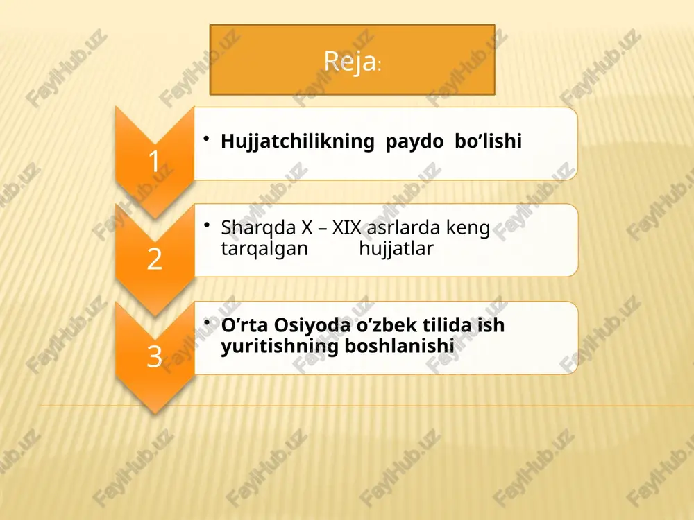 larida yozilgan turli xil hujjatlar o’ziga xos mazmuni, muayyan tartibi va nutqiy qolipibilan ajralib turadi /docprops/thumbnail.jpeg