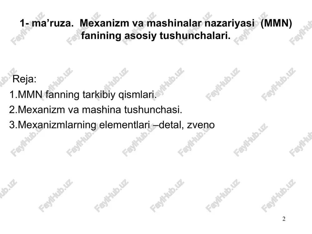 fan:mashina detallari va loyihalash asoslari - Page 2