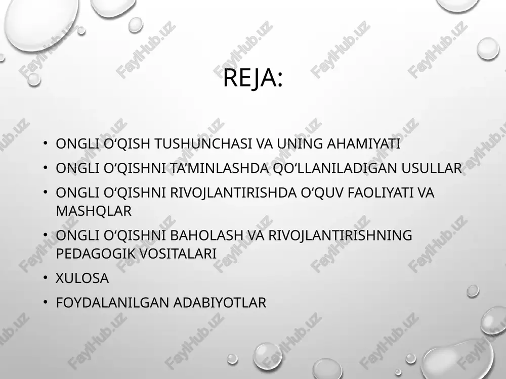 atnni tahlil qilish, asosiy g‘oyalarni ajratib olish, savollarga javob berish va muhokama qilish mashqlari ongli o‘qishni shakllantiradi. shuningdek, o‘quvchilarni matn asosida esse yozishga o‘rgatish, ularning fikrlarini mustaqil ifodalashga yordam beradi. o‘quv faoliyatida muammoli vaziyatlar yaratish ham samarali usullardan biri hisoblanadi, chunki bu o‘quvchilarni fikr yuritishga va ongli ravishda o‘qishga undaydi. mashqlar davomida o‘quvchilar matnni chuqurroq tushunishga va tafakkur qobiliyatlarini oshirishga o‘rganadilar. ongli o‘qishni baholash va rivojlantirishning pedagogik vositalari ongli o‘qish ko‘nikmalarini baholashda o‘quvchilarning matnni qanchalik chuqur anglab olgani va fikr yuritish qobiliyati asosiy mezon hisoblanadi. buning uchun yozma va og‘zaki testlar, matn asosida muhokamalar, qisqacha izohlar yozish qo‘llaniladi. pedagogik vositalar sifatida grafiklar, sxemalar, diagrammalar va vizual materiallar ongli o‘qishni rivojlantirishga yordam beradi. o‘qituvchilar uchun maxsus metodik qo‘llanmalar va treninglar ham mavjud bo‘lib, ular o‘quvchilarning ongli o‘qish darajasini oshirishga qaratilgan. baholash natijalari asosida dars jarayoni moslashtiriladi va o‘quvchilarning zaif tomonlariga ko‘proq e’tibor qaratiladi. xulosa ongli o‘qish ta’lim jarayonida o‘quvchilarning matnni chuqur …