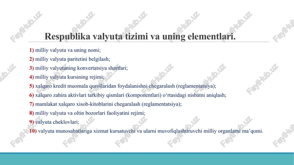 dan – yagona rubl, demak, iqtisodiy qaram zonada turganlik holati edi. bu holat nafaqat o‘zbekiston, balki sobiq ittifoqning boshqa respublikalari uchun o‘ziga xos xususiyat edi”. buning natijasida mamlakatimiz pul tizimini tashkil topishining birinchi bosqichida quyidagi muammolar mavjud edi: – banklar orqali mijozlar va aholini naqd pul bilan ta’minlashdagi muammolar. dastlab rossiya davlat banki “rubl zonasida”gi mamlakatlarga berayotgan har bir rublini 25 foizi miqdorida to‘lov belgilagan, ya’ni o‘zi bergan 100 rublning 25 rublini qaytarib olib qolish sharti bilan mablag‘ bergan bo‘lsa, asta sekin bu to‘lov miqdori oshib bordi. rossiyada tovarlarga, jumladan, oziq – ovqat mollari va paxtaga ehtiyojning kuchayganligi sababli o‘zidan olib kelayotgan mablag‘ni 100 foiz tovar bilan ta’minlash shartini qo‘ydi. ya’ni o‘zbekiston o‘zi olib ketayogan qadrsizlangan qog‘oz pullar o‘rniga jahon bozorida qiymati oltin bilan o‘lchanadigan paxta tolasi berishga majbur bo‘layotgan edi; – sobiq ittifoq respublikalari o‘rtasida iqtisodiy munosabatlarning uzilishi bilan bog‘liq, shuningdek, hisob – kitoblarni amalga oshirishda vujudga kelgan muammmolar. …
