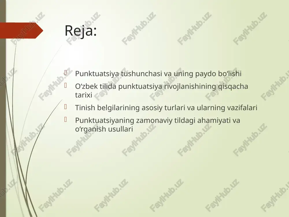 yasining shakllanishi va rivojlanishi tarixiy jarayonlar, yozuv tizimi va til siyosati bilan bevosita bog‘liq. eski turkiy yozma manbalarda, masalan, “qutadg‘u bilig”, “devonu lug‘otit turk”, “hibat ul-haqoyiq” kabi asarlarda tinish belgilariga hozirgi ma’nodagi munosabat bo‘lmagan. so‘zlar, gaplar orasidagi pauzalar odatda yozuvda bo‘shliq yoki iboraviy birliklar orqali ifodalangan. shu bois, bu davrdagi matnlarni o‘qish va tushunish ko‘p hollarda matnga chuqur tahliliy yondashuvni talab qilgan. xix asr oxiri – xx asr boshlarida o‘zbek tilida bosma nashrlar ko‘paygan sari, tinish belgilariga ehtiyoj ortib bordi. jadid ma’rifatchilari, xususan, mahmudxo‘ja behbudiy, abdulla avloniy, munavvarqori abdurashidxonovlar maktab darsliklarida, gazeta-jurnallarda tinish belgilarini o‘rinli ishlatishga urinishgan. bu davrda punktuatsiya hali umumiy qoidalar asosida emas, muallifning shaxsiy uslubiga ko‘ra qo‘llangan. 1920-1930 yillarda lotin yozuviga o‘tish jarayonida o‘zbek tili grammatikasiga oid ilmiy ishlarda punktuatsiyaga alohida e’tibor berila boshlandi. tinish belgilarining funksiyasi, qo‘llanilish joylari, grammatik va uslubiy vazifalari haqida tadqiqotlar olib borildi. bu esa yozma nutqda tinish belgilarining o‘z o‘rnini topishiga sabab …