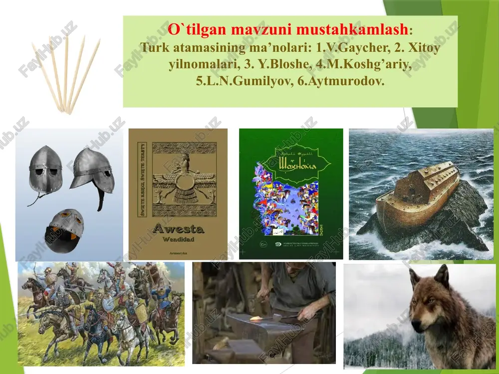 ltoy bobo tili (asos til) dastlab 2 ga — tungus-manjur va turk-moʻgʻul tillariga, soʻngra turk-moʻgʻul tili ham 2 ga — turk va moʻgʻul tillariga ajralgan. lekin turkiy tillarning oltoy tillariga genetik aloqadorligi haqidagi masala hamon faraz darajasida qaralmoqda. 6 turkiy tillarni tasniflash masalasi n.a.baskakov tasnifiga ko’ra: oltoy tillar oilasi turkiy tillar mo’g’ul tillari tungus-manjur tillari 7 xix asr. polivanov oltoy tillar oilasi turkiy tillar mo’g’ul tillari tungus-manjur tillari koreys va yapon tillari 12.09.2025 8 turkiy tillar tasnifi turkiy tillarning dastlabki tasnifi xi asrda m. koshg’ariy tomonidan berilgan bo’lsa ham, xix asrgacha turkiy tillarning mukammal tasnifi yaratilmadi. xix asrdan boshlab turkiy tillarni rus va chet el olimlari tasnif qila boshladilar. turkiy tillar tasnifi faqat turkolog-lingvistlar uchungina emas, balki tarixchi va etnograflar uchun ham muhim ahamiyat kasb etadi. shuning uchun ham bu muammo atrofida ko’plab turkologlar o’z mulohazalarini bildirganlar. turkiy tillar tasnifi bilan dunyo olimlari shug’illanganlar. 12.09.2025 9 turkiy tillarning rus olimlari …