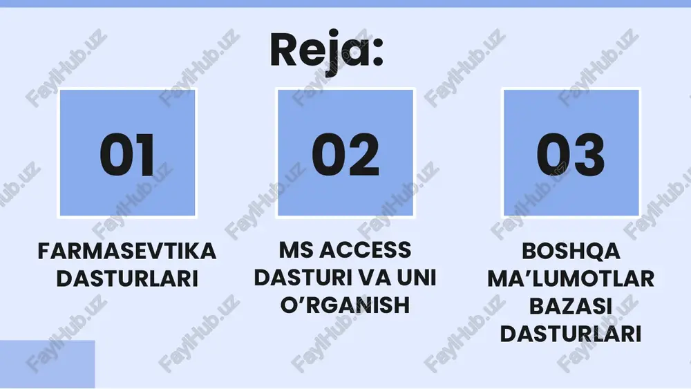 ms access dasturi va uni o’rganish - Page 2