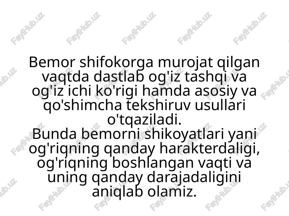 tish toj qismini sinib qolishi kuzatilishi mumkun. olib tashlash paytida ortiqcha harakatlar amalga oshirilmaydi; alveolyar kuretaj bajarilmaydi; olib tashlash uchun bolalar omburlari ishlatiladi; tish chiqarishdan keyin alveolalarning chetlari ehtiyotkorlik bilan siqiladi tishni olish vaqtidagi kuzatilishi mumkun bo'lgan asoratlar. mahalliy asoratlar: 1. olib tashlash vaqtida: tojning sinishi (agar u og'izdan darhol olib tashlanmasa, u nafas olayotganda nafas olish yo'llariga kirishi mumkin va buning natijasida mexanik asfiksiya rivojlanishi mumkin); 2. alveolyar suyakning sinishi; 3. yaqin atrofdagi yumshoq to'qimalarning shikastlanishi; 4. doimiy tish follikulasining shikastlanishi; 5. antagonist tishning sinishi olib tashlangandan keyin: 1. erta qon ketish (odatda qon kasalliklari yoki jag'da joylashgan o'smalar bilan bog'liq). 2. kech qon ketish, bu anestetik eritmada vazokonstriktor moddalarning haddan tashqari ko'pligi tufayli yuzaga kelishi mumkin. 3. bolaning tish olingandan keyin xatti-harakatlari bo'yicha tavsiyalarga rioya qilmasligi sababli turli yallig'lanish holatlari va boshqalar; yallig'lanish jarayonlarining rivojlanishi (alveolit, osteomiyelit va boshqalar); nevrologik kasalliklar - nevrit, pastki lab va tishlarning tegishli …