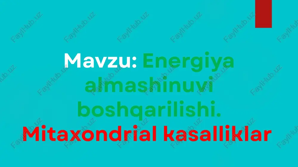 z ichiga olganligi sababli, deyarli barcha organizmlar past darajadagi mitoxondrial variantlarni oʻz ichiga oladi, ular maʼlum darajada geteroplazmiyaga ega boʻladi. implantatsiyadan oldin genetik tekshiruv (pgs) bolaning mitoxondrial kasallikka chalinish xavfini aniqlash uchun ishlatish mumkin. aksariyat hollarda, mushaklar mutatsiyasining taxminan 18% yoki undan kam darajasi, xavfni 95% ga kamaytirishi mumkin. turli xil nasllardan organoid genlarining rekombinatsiyasi juda kam uchraydi. ushbu genomlar odatda bir ota-onadan meros boʻlib, bu esa rekombinatsiyalash imkoniyatini bermaydi. agar ular ikki ota-ona tomonidan meros qilib olingan boʻlsa, ota-ona organellari birlashtirilishi ehtimoldan yiroq emas, yaʼni ular genomni boʻlishmaydi shu bilan birga, bir xil nasldan organoid genlari rekombinatsiyalashishi mumkin. intramolekulyar va intermolekulyar rekombinatsiya xloroplast dnksida inversiya va takrorlanishlarga olib kelishi mumkin va mitoxondrial dnkda subgenomik doiralar hosil qilishi mumkin. 1.7.2013 7 ‹#› image1.jpeg image2.png image3.png image4.png image5.png image6.png image7.jpeg /docprops/thumbnail.jpeg