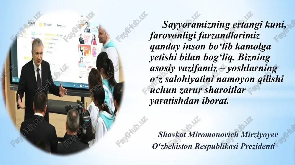hkent. o‘qituvchi, 1992-yil 12-16-betlar. “pedagogicheskaya poema” anton makarenko 1933 god muammo yuzasidan xorijiy tajribalarning o‘rganilganligi rossiya hukumati va ta’lim muassasalari yosh pedagoglarga o‘z ish faoliyatlarini boshlash uchun ko‘mak berishadi. bu, masalan, mentorlik dasturlari orqali amalga oshiriladi. yosh pedagoglar uchun turli ijtimoiy imtiyozlar, jumladan, uy-joy ajratish, moliyaviy yordam va sog‘liqni saqlash xizmatlari mavjud . ispaniya ta’lim tizimi o‘zgarmoqda va yosh pedagoglarga zamonaviy metodologiyalarni qo‘llash i mkoniyatlari berilmoqda. o‘qituvchilar uchun boshqa soha vakillaridan farqli ijtimoiy himoya tizimi, xususan, sog‘liqni saqlash va pensiya ta’minoti mavjud. shvetsariyada yosh mutaxassislar uchun raqobatbardosh maoshlar taqdim etiladi. ta’lim tizimi zamonaviy usullar va innovatsiyalarni qo’llab-quvvatlaydi. ular ish va shaxsiy hayot o‘rtasida muvozanatni saqlashga katta e’tibor beradilar mavzuning qiyosiy tahlil etilganligi № amaldagi holat (oʻzbekistonda) amaldagi holat (xorijda) taklif 1 yosh mutaxassislarga faqat vakant bo‘lgan minimal dars soati beriladi xolos. shvetsariyada yosh mutaxassislar uchun raqobatbardosh maoshlar taqdim etiladi. yosh mutaxassislarga ham birinchi marta maktabga ishga kirish vaqtida maxsus rag‘batlantirish …