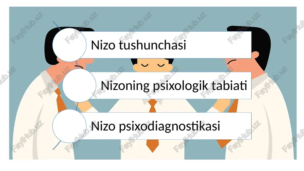 g yangi koʻnikmalarini moslashtirish va rivojlantirish imkoniyatini berish uchun barcha imkoniyatlar mavjud. k.tomas konflikt (nizoli) hodisalarini oʻrganishga yondashuvida konfliktlarga nisbatan anʼanaviy munosabatni oʻzgartirishga eʼtibor qaratdi. ularni o‘rganishning dastlabki bosqichlarida “mojarolarni hal qilish” atamasi keng qo‘llanilganiga ishora qilib, bu atama konfliktni hal qilish yoki yo‘q qilish mumkin va bo‘lishi kerakligini anglatishini ta’kidladi. demak, nizolarni hal qilishning maqsadi odamlar mukammal uygʻunlikda ishlaydigan ideal nizosiz da’vat edi. biroq, soʻnggi paytlarda konfliktlarni oʻrganishning ushbu jihatiga mutaxassislarning munosabati sezilarli darajada oʻzgardi. k.tomasning fikriga koʻra, bunga kamida ikkita holat sabab boʻlgan: nizolarni butunlay yoʻq qilish harakatlarining befoydaligini anglash, konfliktlarning ijobiy funksiyalarini koʻrsatadigan tadqiqotlar sonining koʻpayishi. demak, muallifning fikricha, asosiy e’tibor nizolarni bartaraf etishdan ularni boshqarishga qaratilishi kerak. k.tomas konfliktlarni oʻrganishning quyidagi jihatlariga e’tiborni qaratishni zarur deb hisoblaydi: konfliktli vaziyatlarda odamlarga qanday xulq-atvor shakllari xos ularning qaysi biri samaraliroq yoki buzgʻunchi; samarali xulq-atvorni qanday ragʻbatlantirish kerakligi ushbu metodika nafaqat nizoli vaziyatlarni toʻgʻri baholash olish uchun, balki oʻspirinlarning …