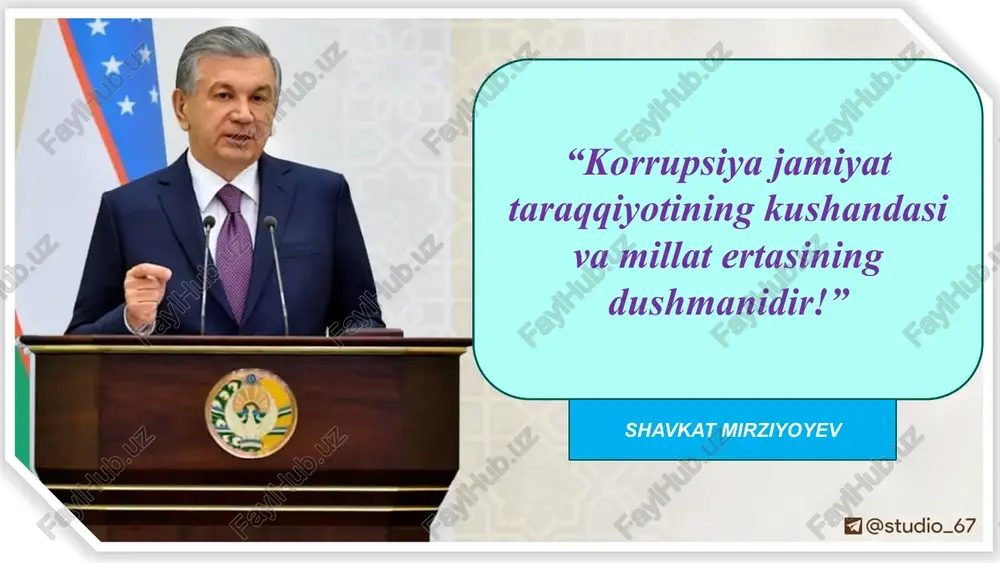 siya: davlat va jamiyat uchun xavf” - o‘zbekiston respublikasi prezidenti huzuridagi davlat boshqaruvi akademiyasi professori, iqtisod fanlari doktori b.a. saidov tomonidan yozilgan o‘rganilgan adabiyotlarning barchasida ta’lim tizimida korrupsiyaning iqtisodiy va ijtimoiy xarajatlarini tahlil qiladi. mualliflar korrupsiyaning ta’lim sifatiga qanday zarar yetkazishi va bu zararlarni kamaytirish usullarini ko‘rsatilib, korrupsiyani oldini olish uchun tizimli choralar va strategiyalarni taklif qiladi, maktablarda korrupsiyaga qarshi kurashish uchun institutsional islohotlar kerakligini ta`kidlaydi maqsad ta’lim muassasalarida uchraydigan korrupsion holatlarni bartaraf etish hamda keltirib chiqaruvchi omillarning oldini olishga erishish ta’lim tizimining shaffofligini oshirish ta’lim sohasida faoliyat yuritayotgan xodimlarning moddiy ta’minotini yaxshilash vazifa korrupsiyaga qarshi kurash jarayoniga ota-onalar va jamoatchilikni jalb qilish mazkur illatga nisbatan xodimlar va ta’lim oluvchilarning huquqiy savodxonligini kuchaytirish maktabda “korrupsiyasiz soha” loyihasini amalga oshirish mavzu yuzasidan xorijiy tajribalarni o‘rganilganligi aqsh ta’lim tizimi korrupsiya bilan bog‘liq muammolardan xoli emas. qoʻshma shtatlar maktablarida korrupsiyaga qarshi kurashish uchun ba’zi choralarni koʻrmoqda. hech qanday bolani ortda qoldirmaslik qonuni shtatlardan …