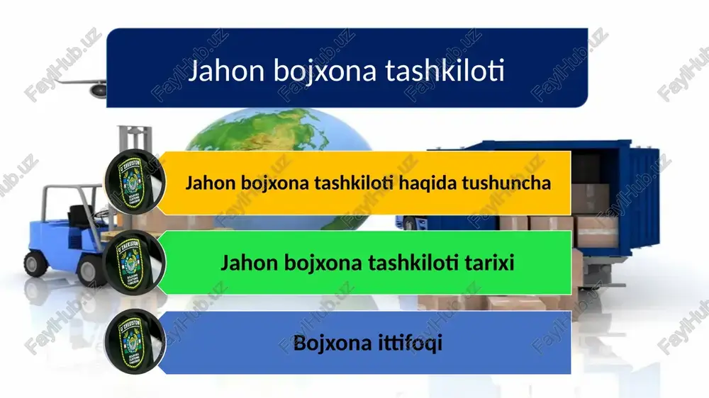 mrab olish uchun kengaytirildi. 1994 yilda tashkilot o'zining hozirgi nomini - jahon bojxona tashkilotini qabul qildi. bugungi kunda jst a'zolari 186 mamlakatda bojxona nazorati uchun mas'ul bo'lib, bu butun xalqaro savdoning 98 foizdan ortig'ini tashkil qiladi. jst xalqaro miqyosda bojxona ekspertizasining global markazi sifatida tan olingan va zamonaviy bojxona tizimlari va tartiblarini muhokama qilish, ishlab chiqish, ilgari surish va joriy etishda yetakchi rol o‘ynaydi. u o'z a'zolarining ehtiyojlari va strategik muhitiga javob beradi va uning vositalari va eng yaxshi amaliyot yondashuvlari butun dunyo bo'ylab bojxona boshqaruvining asosi sifatida e'tirof etiladi. jstning e'lon qilingan vazifasi hech qanday maqsad yoki natijalarga erishish emas, balki xalqaro savdoning umumiy tamoyillarini o'rnatishdir. deklaratsiyaga ko'ra, jst ishi, xuddi undan oldingi gatt kabi, asosiy tamoyillarga asoslanadi, jumladan: teng huquqlar. jstning barcha a'zolari boshqa barcha a'zolarga eng ko'p qulaylik yaratish rejimini (mfn) berishga majburdirlar. mfn printsipi shuni anglatadiki, bitta jst a'zosiga berilgan imtiyozlar har qanday holatda ham tashkilotning …