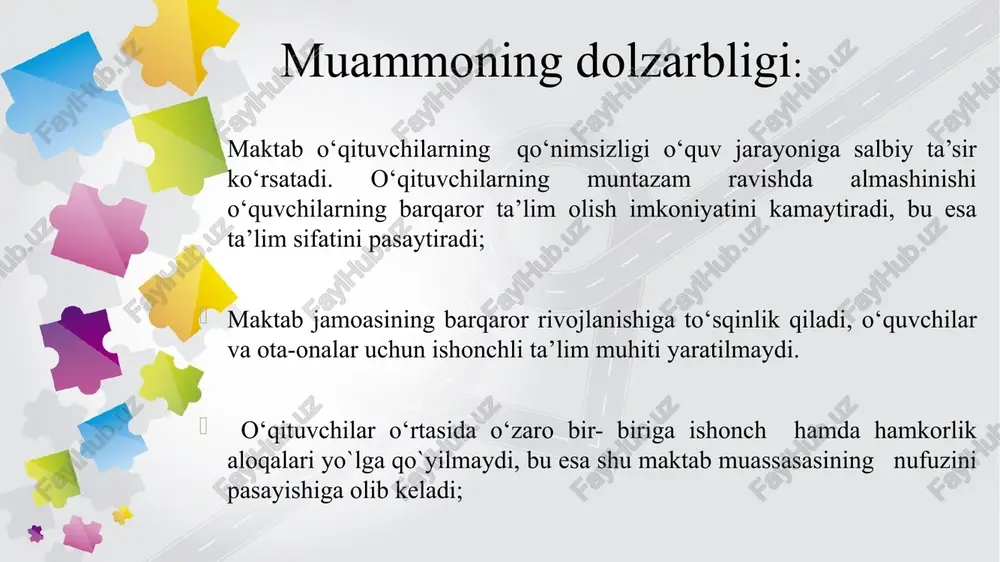 uvchilar uchun maktab psixologi bilan hamkorlikda karyera rivoji va o‘sish imkoniyatlarini ta’minlash yo‘llarini ishlab chiqish va amalga oshirish. o‘qituvchilar o‘rtasida muntazam ravishda ish qoniqishini o‘lchash uchun so‘rovnomalar o‘tkazish va natijalarni tahlil qilish. o‘qituvchilarga psixologik yordam va maslahatlar taqdim etish. o‘qituvchilar uchun dam olish va salomatlikni saqlash bo‘yicha dasturlarni joriy etish. mavzuga oid xorijiy tajribalarning o‘rganilganligi hozirgi kunda angliyadagi davlat maktablarida ta’limning barcha darajalarida (maktabgacha, boshlang‘ich, shu jumladan tayyorlov va o‘rta ta’lim sinflarida) dars berish uchun malakali o‘qituvchi maqomiga ega bo‘lishi lozim. yosh o‘qituvchilarni jalb qilish uchun stipendiya va grantlar taqdim etiladi, shuningdek, ushbu mutaxassislarga ishga joylashish jarayonida yordam ko‘rsatiladi. o‘qituvchilarga ijtimoiy tushuncha berish va ularga psixologik yordam ko‘rsatiladi. yaponlarda yangi nomzodni tanlash jarayoniga oʻrtacha 48 soat vaqt sarf etiladi. har bir talabgorning oldingi ish joyidagi faoliyati koʻproq baholanadi. agar talabgor ilk marotaba ishga hujjat topshirayotgan boʻlsa, u oʻqigan taʼlim muassasasidagi oʻqituvchi yoki professorning nomzod toʻgʻrisidagi fikrini bilishga qiziqishadi. angliya yaponiya …