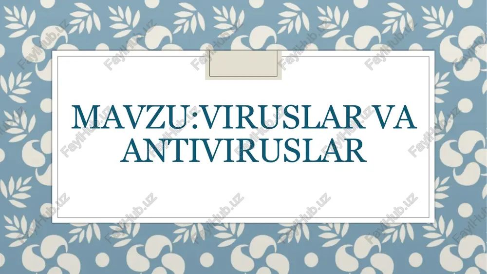 di. biz tez-tez antivirus dasturiga muhtoj emasmiz, degan argumentni ko’ramiz, chunki biz o’zimiz virus hujumini sezamiz va uni tezda yo’q qilamiz. biz ko’pincha tizim infektsiyalanganligini tushunmaymiz. biz juda ko’p sonli infektsiyalar bilan kurashyapmiz – kuniga 200 000 ga yaqin yangi viruslar paydo bo’lishi mumkin. hatto kichik xabarni ko’rsatadigan oddiy brauzer belgisi ham fonda parollar va loginlarni to’plashi mumkin. antiviruslarsiz zararlangan kompyuter foydalanuvchini ogohlantirmaydi va fonda kiberjinoyatchilar tomonidan ba’zi hisoblash quvvatlaridan foydalaniladi. masalan, zevs, qurilma egalari bilmagan holda, butun dunyo bo’ylab 4,5 milliondan ortiq kompyuterni yuqtirgan. o’sib borayotgan tahdidlar va zararli dasturlar juda katta sur’atda sodir bo’lmoqda. kiberjinoyatchilar kuchli arsenalga ega, ularda samarali hujumlar uchun vositalar va usullar mavjud. bundan tashqari, bu erda ularning asosiy motivatsiyasi pul topishdir. operatsion tizim sotuvchilari xavfsizlikni yaxshilash uchun qattiq ishlamoqda, lekin aslida foydalanuvchi butun xavfsizlik zanjiridagi eng zaif bo’g’in bo’ladi. antivirus nima qiladi va antivirus nima antivirus avtomobil sug’urtasiga o’xshaydi. ehtimol, agar men xavfsiz haydasam, …