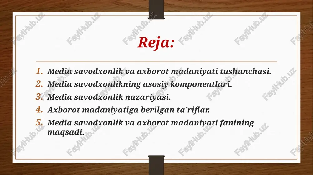 shlatish, ularni taxlil qilish, qayta ishlash va boshqalarga tarqatish axborot (lotincha informātiō "biror narsani aniqlashtirish, ifodalash, tushunchasi" - ma'lumot " shakl berish, o'rgatish; o'ylash, tasavvur qilish") - taqdim etish ma’nolarini anglatadi. axborotlashtirish bilimlarni ijtimoiylashtirish, uni jamoat mulkiga aylantirishning eng muhim usuli hisoblanadi. shuni ta'kidlash kerakki, faqat bilimlarning umumiy foydalanish imkoniyati va jahon madaniyatining barcha 12 yutuqlari asosida jamiyatning an'anaviy mafkuraviy munosabatlarida o'zgarishlar yuz berishi mumkin. axborotlashtirish jarayonida millatning intellektual va axborot salohiyati yuksalib, bilishning o‘zi imkoniyatlari sezilarli darajada kengayib bormoqda. bu butun jamiyatning intellektuallashuvining kuchayishiga olib keladi. "axborot madaniyati" tushunchasida yetakchi so'z "madaniyat" bo'lib, u eng katta semantik yukni o'z ichiga oladi. eng ko'zga ko'ringan mahalliy madaniyatshunoslarning tadqiqotlari madaniyatni yagona sub'yekti va asosiy ob'yekti shaxs bo'lgan natija, jarayon, usul, munosabat, norma, faoliyat tizimini anglatuvchi murakkab tushuncha sifatida ta'riflashga imkon beradi. birinchi marta “axborot savodxonligi” tushunchasi 1977-yilda aqshda kiritilgan va oliy taʼlimni isloh qilish milliy dasturida qoʻllanilgan. a.p.ershov kompyuter savodxonligini “kompyuter …