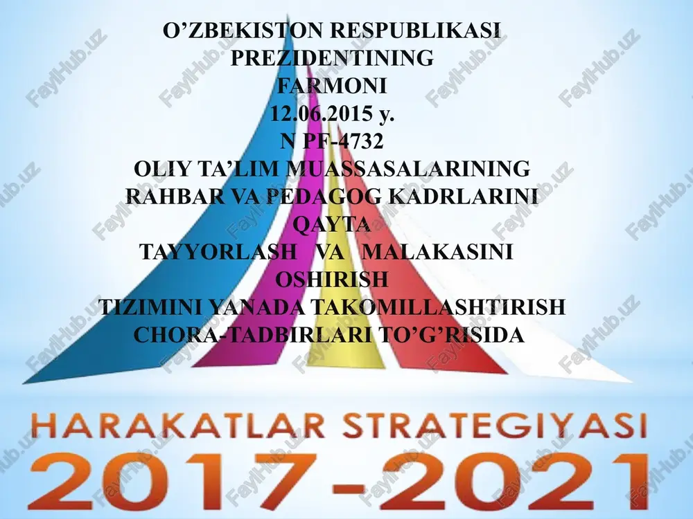 muxandislar mexnat muxofazasi bo’yicha imtixonlarni (ular yuqori lavozimga tayinlanishida xar yili (fevral, mart) oylarida topshiradilar) qoniqarsiz baxo olgan va qayta imtixonni qoniqarsiz baxoga topshirgan birinchi imtixondan (3 oy – 6 oy va bir yil) dan ko’p bo’lmagan vaqtda shaxslar egallab turgan lavozimidan bo’shatiladi va mexnat muxofazasi bo’yicha tekshirilmaydigan ishga o’tkaziladilar. qishloq xo’jalik korxonalarining xammasida trestlarda, birlashmalarda, kombinatlarda, o’quv yurtlarida va ilmiy tekshirish maskanlarida mexnat xavfsizligi bo’yicha doimiy xamda ko’chiriladigan xonalar tashkil qilinadi. doimiy xonalarni jixozlash uchun maxsus maydonga ega bo’lgan xonalar ajratiladi tress doimiy xonalarni jixozlash uchun maxsus maydonga ega bo’lgan xonalar ajratiladi. ishchilar soni 1000 kishidan kam bo’lsa 24 m 1000 kishidan ortiq bo’lsa 48m 72m 3000 kishidan kam bo’lsa 10000 kishidan kam bo’lsa 150m 100m 5000 kishidan kam bo’lsa korxonadagi ishchilar soni 300 dan kam bo’lsa mexnat xavfsizligi xonasi bilan yo’l xarakat xonasi bir qilib jixozlanadi. mxst qo’llanmalar o’quv qo’llanmalari o’quv darsliklari mexnat xavfsizligi bo’yicha malumotlar beradigan o’quv …