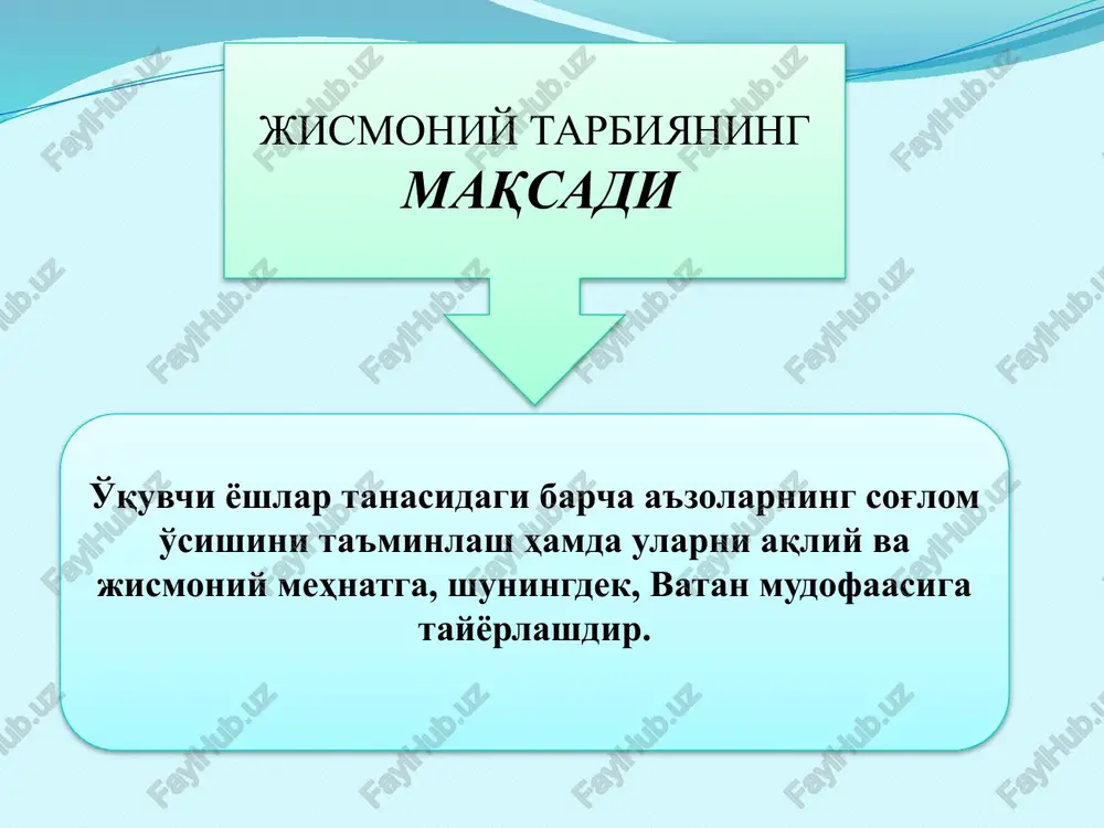 ya funktsiyasi amaliy funktsiyasi sport funktsiyasi rekriativ – sog'lomlashtirish va reabilitatsiya funktsiyasi estetik funktsiyasi normativ funktsiyasi axborot funktsiyasi jismoniy madaniyatning maxsus funktsiyalari - bu madaniyatning boshqa turlariga taalluqli bo'lmagan, alohida xususiyatga ega bo'lgan funktsiyalar demakdir. bular uning ko'rinishlari va har xil turlarining xususiyatiga qarab bo'linadi. jismoniy madaniyatning umumiy ta'lim tizimidagi doimiy tarzdagi, hayotda kerak bo'ladigan, harakat ko'nikmasi va malakalarini, ular bilan bog'liq bilimlarni tashkil topishida foydalanganda to'liq ko'rinadi. ta'lim va tarbiya funktsiyasi jismoniy madaniyatning mehnat faoliyatida, professional amaliy tayyorgarlik omili sifatida maxsus tayyorgarlik tizimida qo'llanganda ko'rinadi. amaliy funktsiyasi sportning yuqori ko'rsatkichlar sohasida, jismoniy madaniyat maksimal natijalarga erishish omili hamda jismoniy va unga bevosita taalluqli imkoniyatlarni ko'rsatishda aniq ko'rinadi. sport funktsiyasi jismoniy madaniyatni dam olishni tashkil qilish sohasida yoki organizmni maxsus qayta tiklash tizimida, charchashga qarshi kurash omili sifatida, emotsional talablarni qondirishda va organizmni vaqtincha yo'qotgan funktsional imkoniyatlarini qayta tiklashda ko'proq ko'rinadi. rekriativ – sog'lomlashtirish va reabilitatsiya funktsiyasi maxsus funktsiyalar jismoniy …
