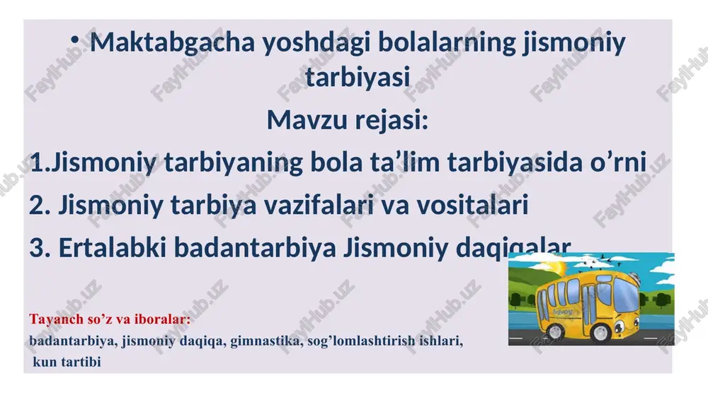 'vor usuldir» deydiki, bu fikr «kimki qilsa harakat - sog'ligida barakat» degan naqlni eslatadi. qadimda xalqimiz badan tarbiyani riyozat deb atashgan. ibn sino «tibbiy doston» asarida riyozat - badan tarbiyasi haqida to'xtalib, uning bir necha xillari bo'lishi, bu jismoniy mashqlar bilan o'rtacha shug'ullanish sog'liqqa foydali ekan- ligini, jismoniy mashqsiz yurish badanda yomon xulqlarning yig'ilishiga sabab bo'lishini alohida uqtirib o'tadi. jismoniy mashqlarning sihat-salomatlikka foydasi cheksizligini d.adisson shunday ta'riflaydi: «mutolaa aql uchun qancha zarur bo'lsa, jismoniy mashqlar ham shuncha zarur». suqrot hakim esa bunday deydi: «gimnastika yordami ila men badanimning muvozanatini to'g'rilab olaman». jismoniy madaniyat va sport hamisha jamiyat hayotining ajralmas bir qismi bo'lib kelgan. bizgacha mavjud bo'lgan ijtimoiy jamoalar ham o'z rivojlanishida jismoniy tarbiya va sportga katta ahamiyat berganlar. o'tmishda kurash, yugurish, uloq va boshqa milliy o'yinlar xalq orasida keng tarqalgan, har xil tantana, navro'z, bayramlar va to'ylarda musobaqalar o'tkazilgan va ular tarbiyaviy ahamiyatga ega bo'lgan. «avesto» da inson organizmi tomir …
