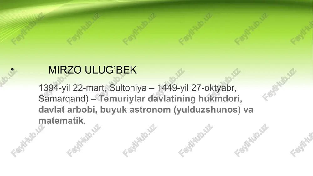 shqaruvini ilmiy faoliyati bilan teng olib bora olmadi. oʻzining qisqa hukmronligi davrida oʻz kuch va hokimiyatini oʻrnata olmadi. natijada, uning nazoratsizligidan yaqin atrofidagilar foydalandi va suiqasd natijasida oʻldirildi. tamom